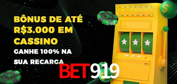 Bet919 melhor bônus de depósito